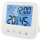 E0828S Smile Face Digital Alarm Clock Multi-Function Household Thermometer Hygrometer (With Backlit) 2