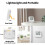 E0828S Smile Face Digital Alarm Clock Multi-Function Household Thermometer Hygrometer (With Backlit) 3