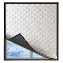 100 x 120cm Graphene Thermal Insulation Window Curtain Winter Self Adhesive Windproof Window Barrier