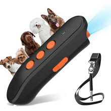 P05 Ultrasonic Dog Repellent Portable Handheld Training Device Anti Barking Deterrent