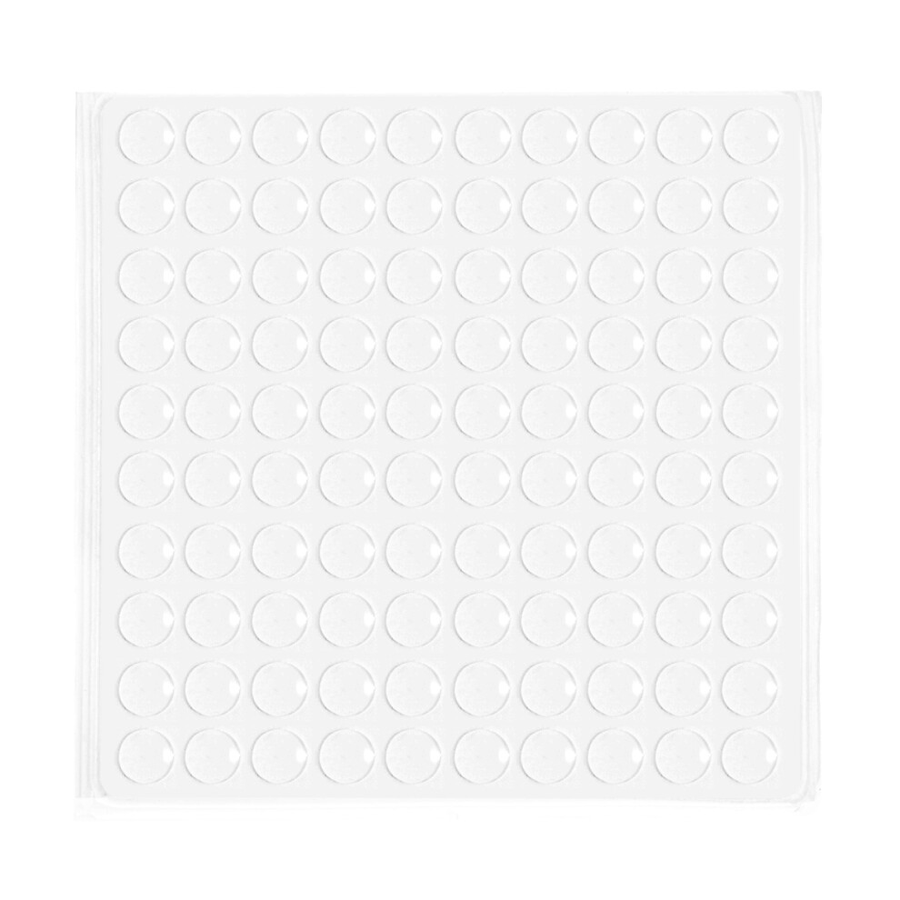 100Pcs 81.5Mm Clear Silicone Furniture Bumper Pads Anti-Collision 6914275661627