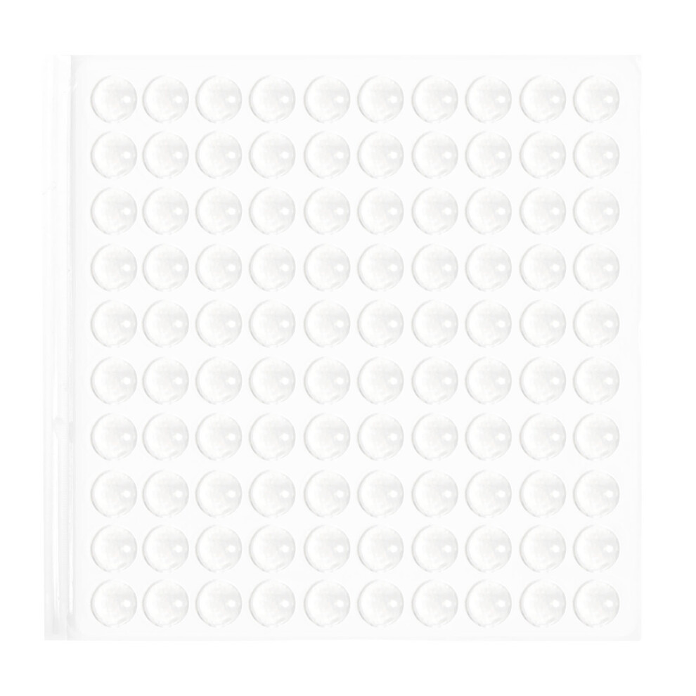 100Pcs 8*2.5Mm Home Furniture Anti-Collision Damper Dots Self Adhesive Clear Silicone Cabinet Door Bumpers Round Pads 6914273568379