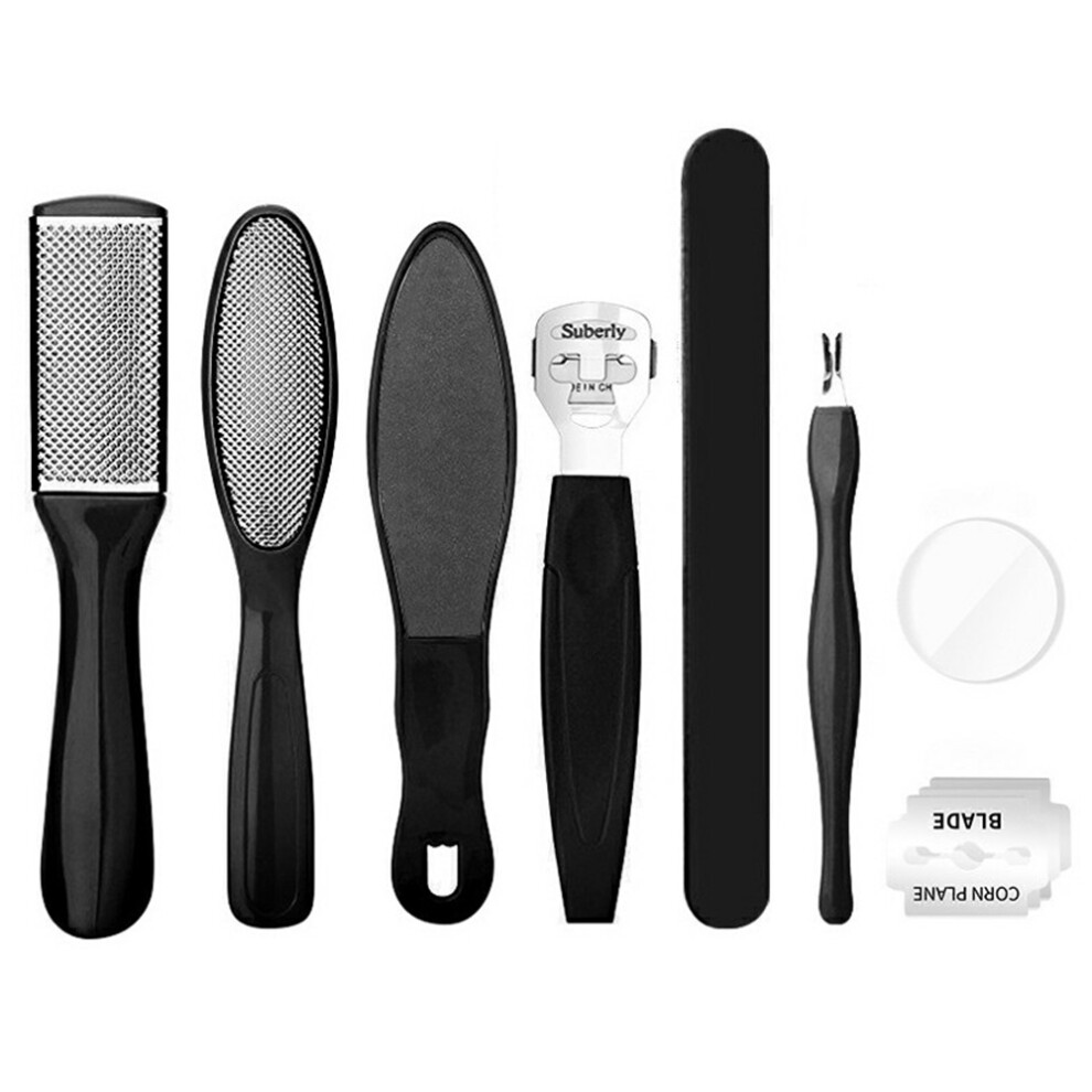 8Pcs/Set Professional Foot Care Pedicure Callus Dead Skin Remover Foot File Corn Removal Tool