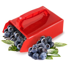 Berry Picker Blueberry Lingonberry Scoop Metal Comb Ergonomic Handle Design Berry Picking Rake Tool (BPA Free,No FDA Certificate)