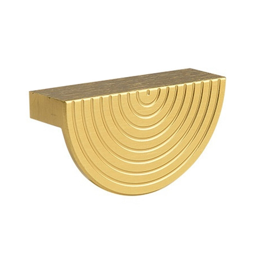 Tnh3311 Semicircle Size S Copper-Colored Drawer Pull Handle Wardrobe Cabinet Aluminum Alloy Handle 6914274785065