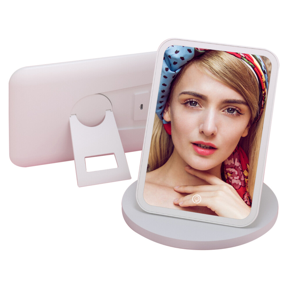 Light Flymiro 360 Degree Rotation Led Makeup Mirror With Tabletop Vanity Mirror