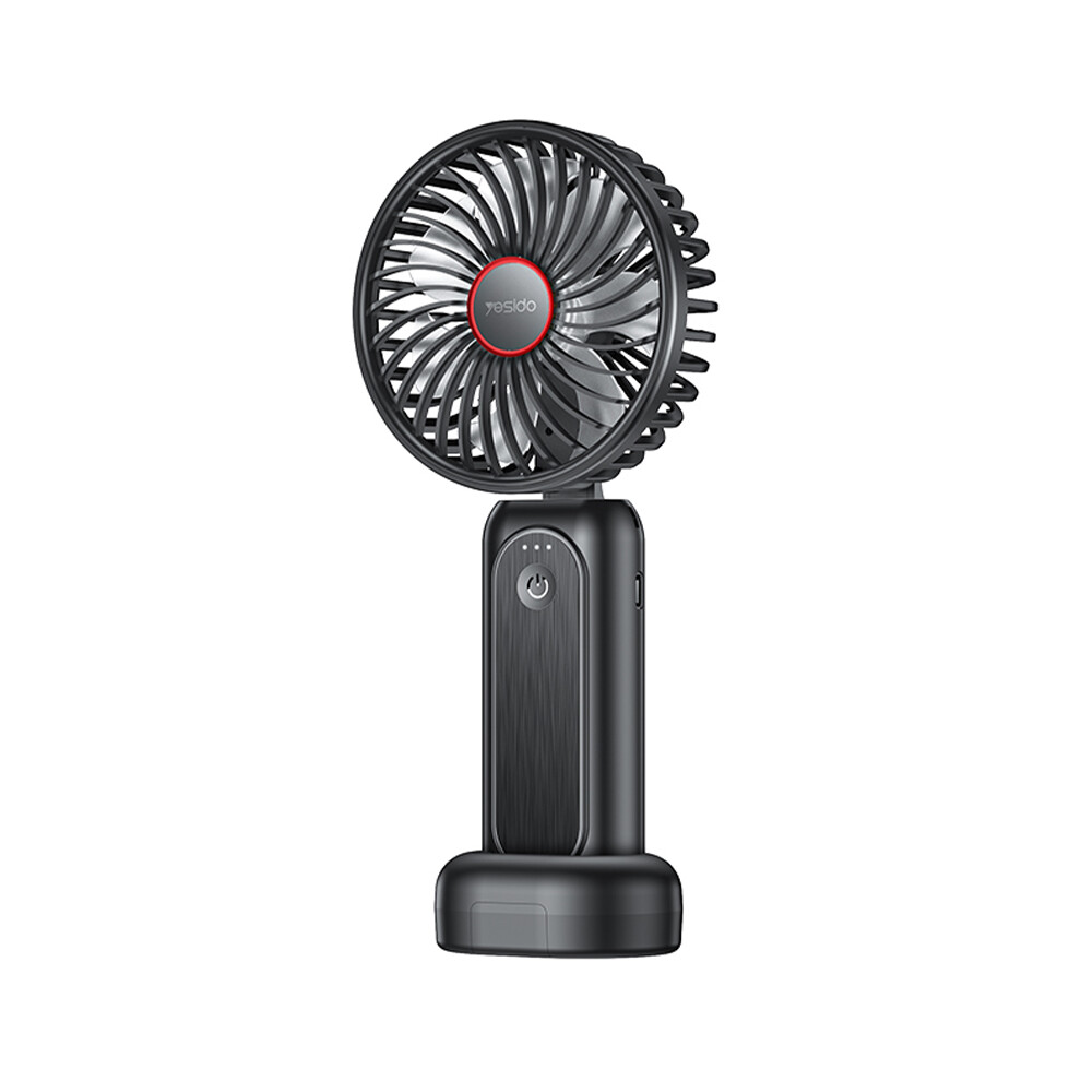 YESIDO YF10 Power Bank Handheld Fan 3 Speeds Brushless Motor Desktop Fan