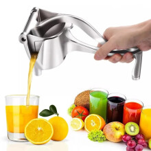 Food-Grade Manual Juicer Aluminum Alloy Juice Squeezer Extractor Tool (No FDA Certified,BPA-Free)