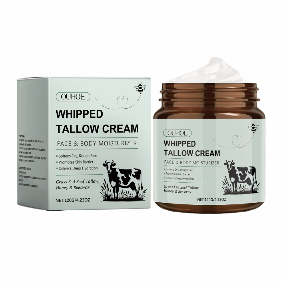 Cream Ouhoe Whipped Tallow For Face & Body Moisturizer 120G Natural Whipped Skin Care