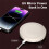 Travel Makeup Mirror with UV Camera for Sunscreen Test LED Light Handheld Folding Mirror 8