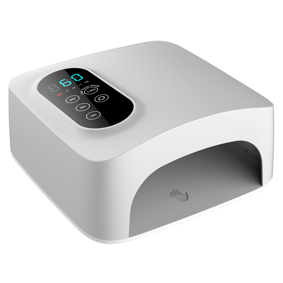 601Pro Nail Polish Baking Lamp 72W Quick-Drying Home Nail Salon Manicure Nail Polish Curing Lamp,Rechargeable