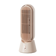 SOTHING Desktop Tower Fan USB Powered Bladeless Mute Standing Desk Fan for Home Office,EU Plug