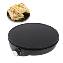 12 Inch Kitchen Electric Crepe Making Machine 220-240V Non Stick Pancake Griddle,EU Plug (BPA Free,No FDA)