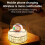 F11 Multi-Function Crystal Night Light Mobile Phone Holder Desktop Wireless Charger Dock 5