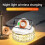 F11 Multi-Function Crystal Night Light Mobile Phone Holder Desktop Wireless Charger Dock 6