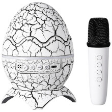 k2310 Dinosaur Egg Galaxy Star Projector Starry Night Light Bluetooth-compatible Speaker Music Player with Microphone
