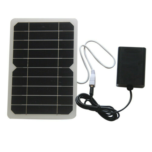 Solar Oxygen Pump Kit 5W Solar Panel with Oxygenator for Fish Tank Solar Powered Oxygen Aerator 1