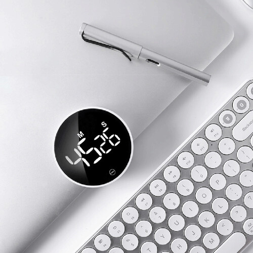 XIAOMIYOUPIN NK5260 Round LED Display Magnetic Countdown Timer Brightness Adjustable Magnetic Rotating Timer 2