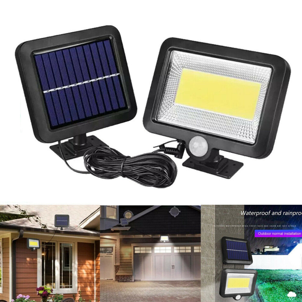 100-LED COB Solar Security Night Light Outdoor Garden Wall Light-image-OPC-PJS7PJ2-NEW
