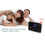 Rotating Time Projection Weather Forecast Electronic Alarm Clock LCD Display 8