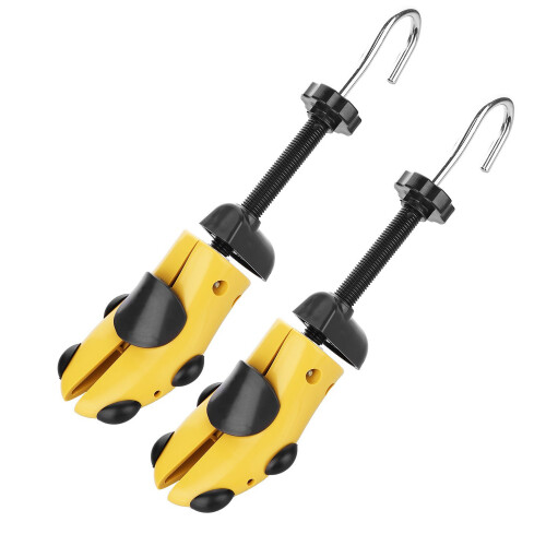 1 Pair Adjustable Length and Width Tough Plastic Unisex Shoe Stretchers