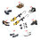 1 Pair Adjustable Length and Width Tough Plastic Unisex Shoe Stretchers 9