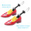 1 Pair Adjustable Length and Width Tough Plastic Unisex Shoe Stretchers 8