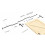 6FT Standard Barn Door Hardware Kit Sliding Door Track System 1