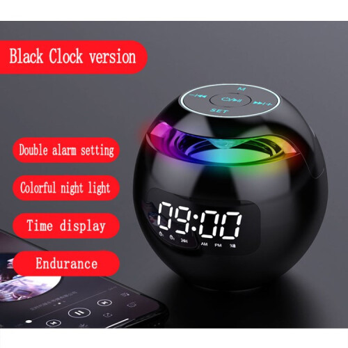 Mini Bluetooth-compatible Speaker Wireless Subwoofer Sound Box Alarm ...