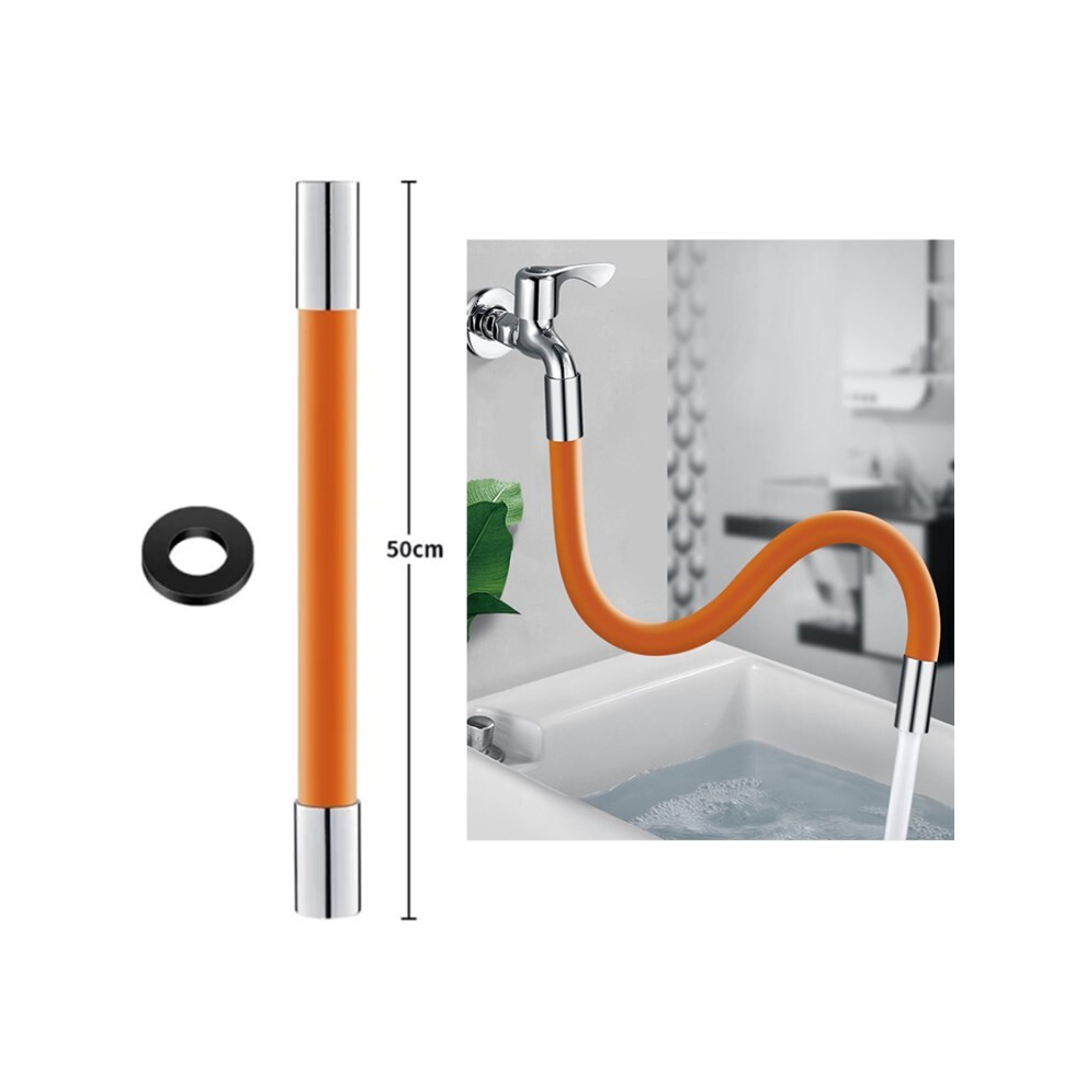 Universal Foaming Extension Tube 360 Degree Free Bending Bathroom Faucet Extender 6914273949390