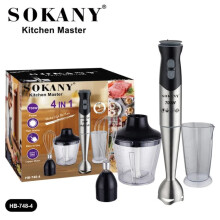 SOKANY SK-748-4 700W Handheld Blender Multifunctional Egg Beater Meat Chopper (BPA Free,No FDA)