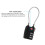 Resettable 3 Digit Combination Customs Password Padlock/TSA Lock TSA719 6