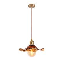 Vintage Deckenleuchte Für Den Innenbereich Glas Pendelleuchte Retro Moderne Pendelleuchte Für Wohnzimmer Schlafzimmer Braun