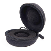 Waterproof Watch Travel Case Zipper Shockproof Round Box