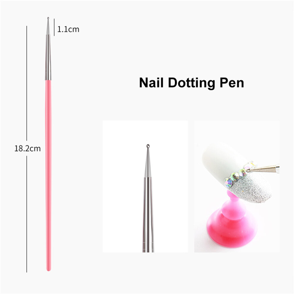 15pcs Nail Brush Kit Nail Art Tips UV Gel Nail