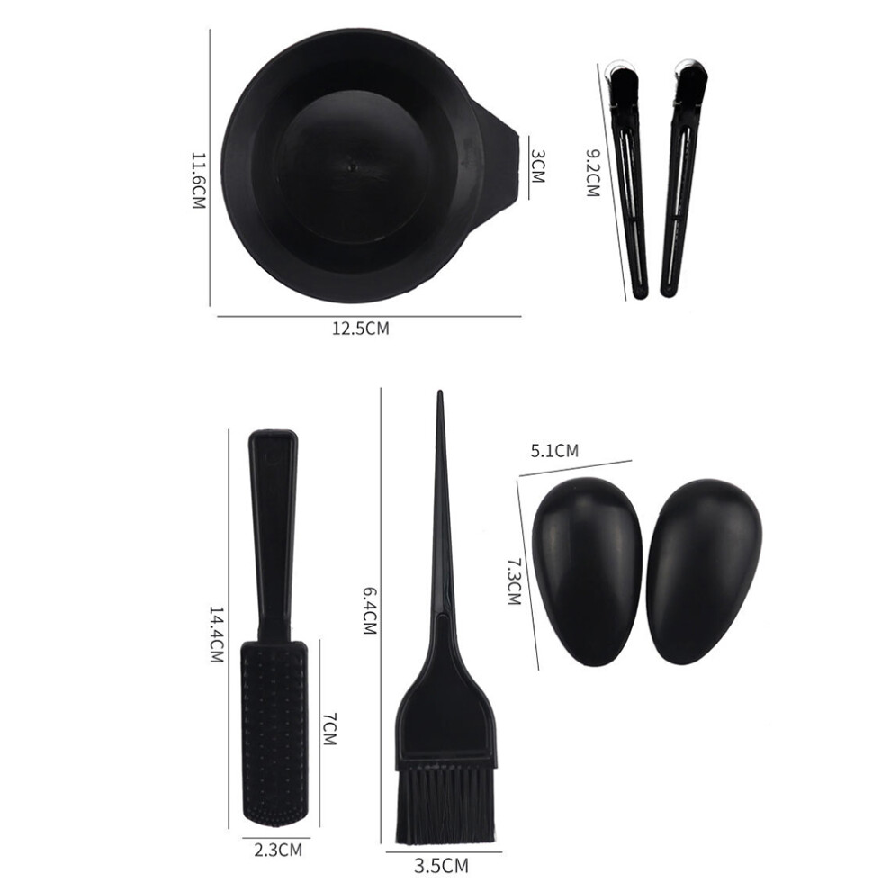 12PCS Hair Dye Coloring Kit Hair Tinting Bowl Hair