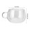 Bicchiere in vetro a doppio strato 150ml 5.9x7cm Trasparente 4