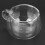 Bicchiere in vetro a doppio strato 150ml 5.9x7cm Trasparente 9