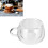 Bicchiere in vetro a doppio strato 150ml 5.9x7cm Trasparente 13