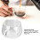 Bicchiere in vetro a doppio strato 150ml 5.9x7cm Trasparente 11