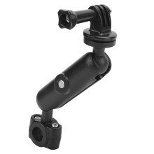 Supporto per telecamera in metallo nero per moto 212g 1/4 di pollice