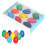 Crayons en forme d'œuf - lavables, multicolores, 9 pièces/boîte 15