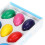 Crayons en forme d'œuf - lavables, multicolores, 9 pièces/boîte 10