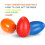 Crayons en forme d'œuf - lavables, multicolores, 9 pièces/boîte 4