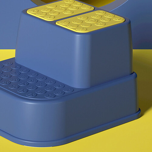 Toilet Step Stool Plastic Non Slip Heavy Duty 1
