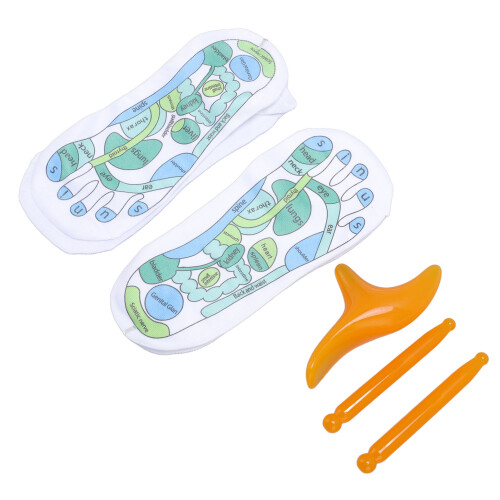2 paires de chaussettes avec un outil Trigger Point, coton