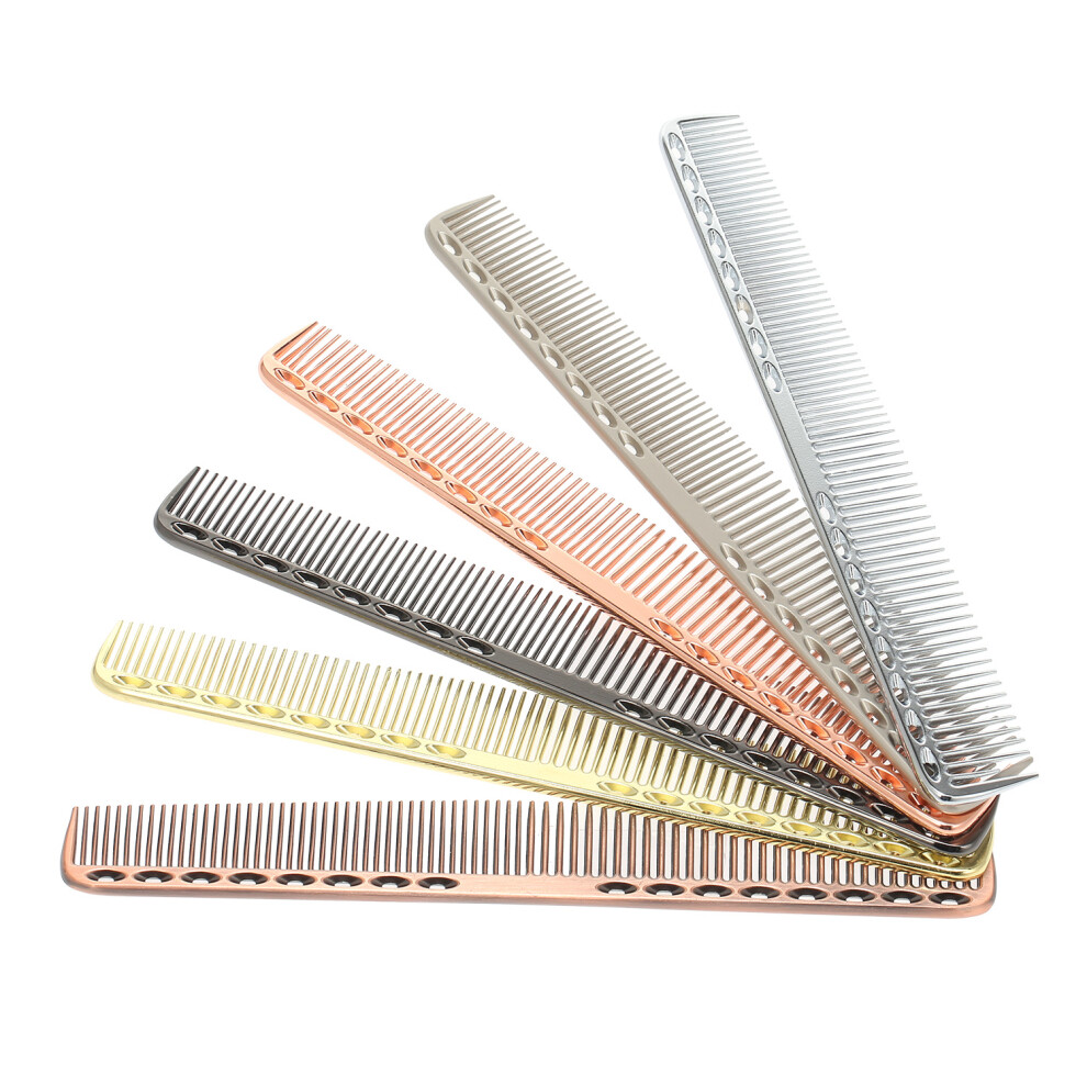 Unisex Metal Comb Anti-Static Hairdressing Hairbrush