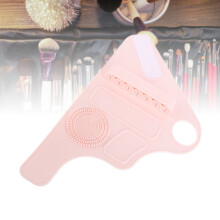 Palette de maquillage en bracelet silicone, 14 x 24 cm, rose