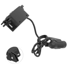 Gitarren Pickup 6-Saiter Clip-on, lochfrei, Soundloch, Saiteninstrument, Lautstärkeregelung (Schwarz)