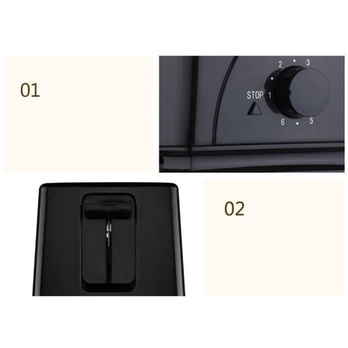 BH 002 Automatic Toaster Multifunctional 2 Slice 2